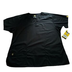 Origins wonder wink smock/scrubs X-Large nwt nurse/vet tec/ stylist black